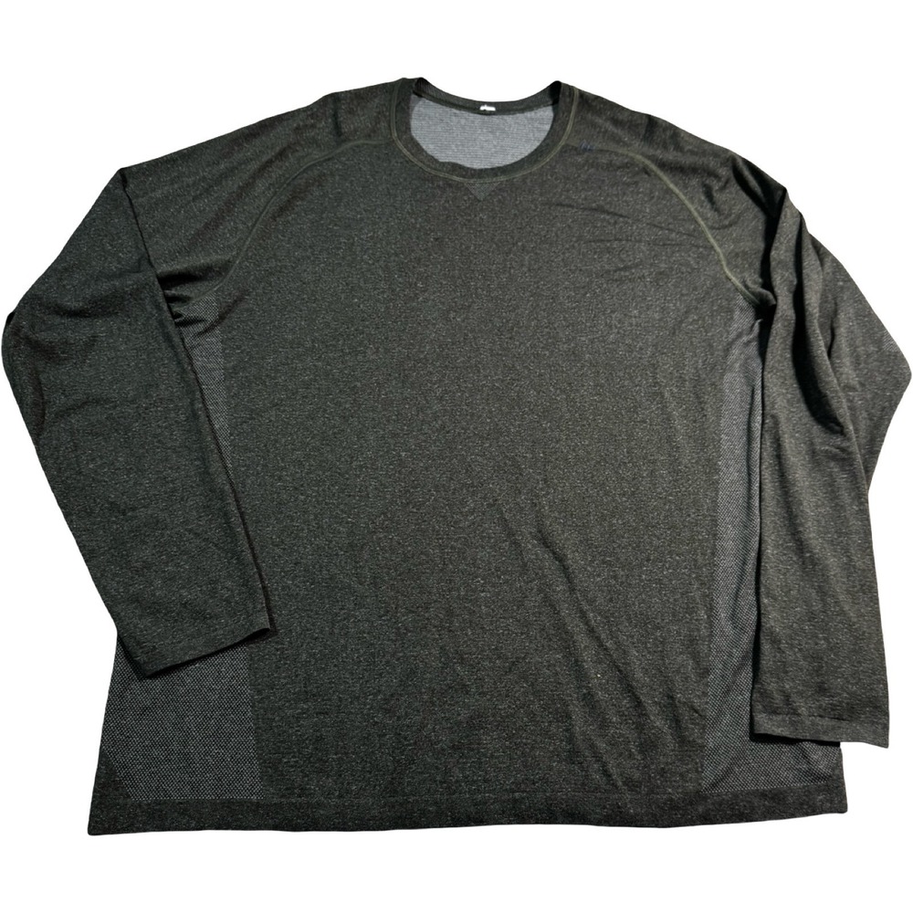 Lululemon Metal Vent Tech Shirt Men XXL Green Excellent Long Sleeve Training Top